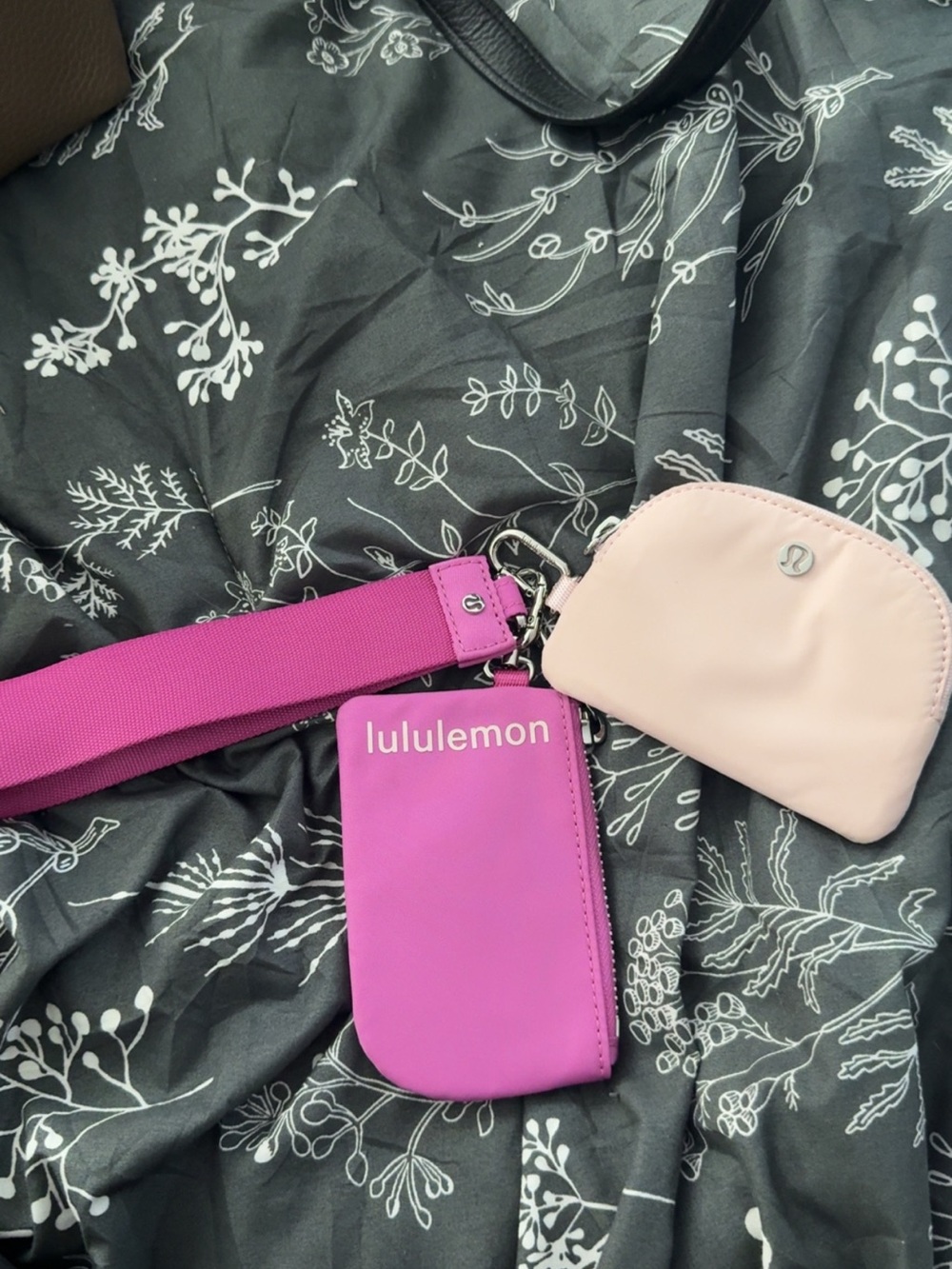 lululemon athletica Pink & Light Pink Wristlet Set